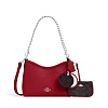 Сумка Coach через плечо (Dark Cardinal/Walnut)